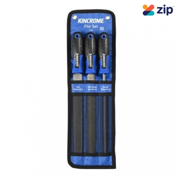 Kincrome K6406 - 3 Piece 250mm 10" File Set